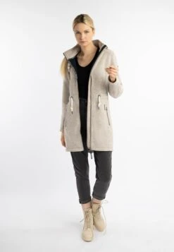 Schmuddelwedda Vestes Dextérieur Veste En Polaire Femme Beige Chiné -Schmuddelwedda 05e2d861b0eb5a7695d6bd62a3d45f4f