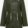 Schmuddelwedda Manteaux De Pluie Manteau Fonctionnel Femme Vert Foncé -Schmuddelwedda 082a5cb2667337dd8d0281893c9238b2