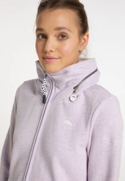 Schmuddelwedda Sweats Zippés Veste De Survêtement Femme Violet Chiné -Schmuddelwedda 090a978d4b5bfa5643a53804e38ba2d6