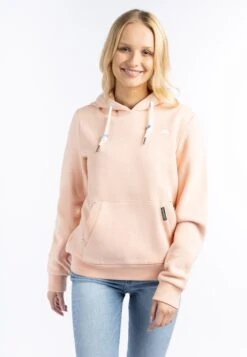Schmuddelwedda Sweats à Capuche Sweat-shirt Femme Pêche -Schmuddelwedda 0fedfea9a3358c2f00fef885f2e98ec4
