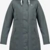 Schmuddelwedda Manteaux De Pluie Manteau Fonctionnel Femme Graphite / Greige
