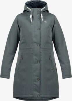 Schmuddelwedda Manteaux De Pluie Manteau Fonctionnel Femme Graphite / Greige