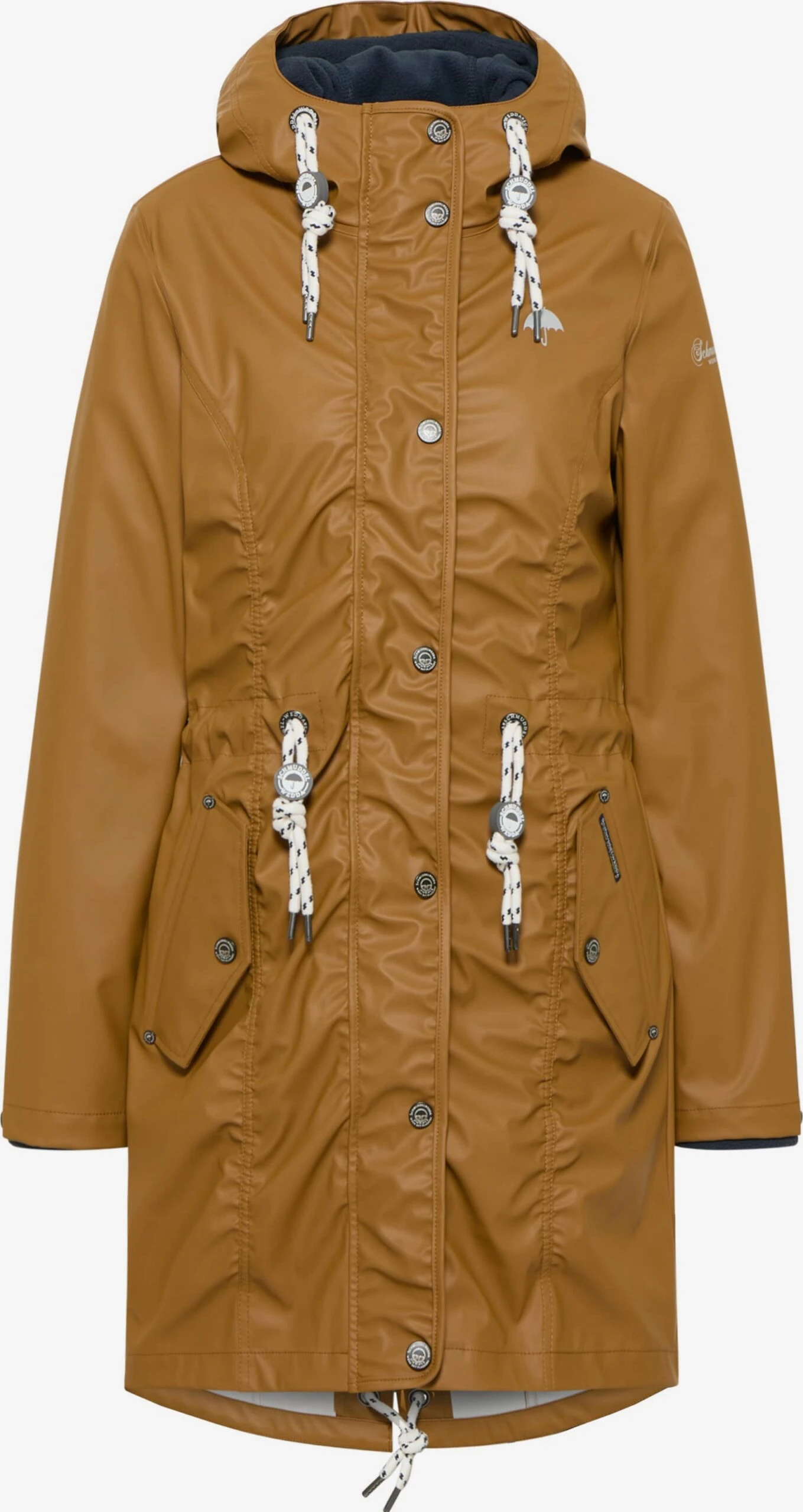 Schmuddelwedda Parkas Parka Mi-saison Femme Cognac