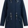 Schmuddelwedda Parkas Parka D’hiver Femme Marine -Schmuddelwedda 1a0e068a6bb3181c352a68ffaa5e4086