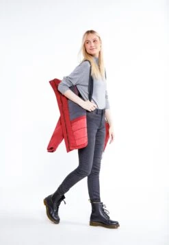 Schmuddelwedda Vestes Dextérieur Veste Fonctionnelle Femme Rouge Foncé -Schmuddelwedda 1dd0f811fee22797974dc11347141c47