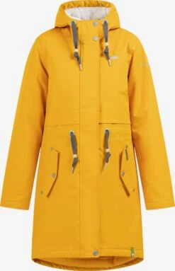 Schmuddelwedda Parkas Parka Dâhiver Femme Moutarde