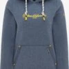 Schmuddelwedda Sweats à Capuche Sweat-shirt Femme Bleu Chiné 1 Schmuddelwedda Sweats à Capuche Sweat-shirt Femme Bleu Chiné -Schmuddelwedda 291dcc495621b48b77a79980aa77489d