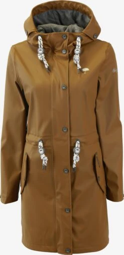 Schmuddelwedda Manteaux De Pluie Manteau Fonctionnel Femme Beige Foncé