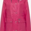 Schmuddelwedda Manteaux De Pluie Manteau Mi-saison Femme Rose Foncé