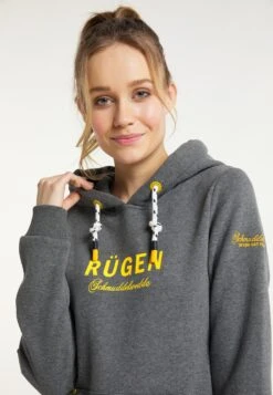 Schmuddelwedda Sweats à Capuche Sweat-shirt Rügen Femme Gris Chiné 6 Schmuddelwedda Sweats à Capuche Sweat-shirt Rügen Femme Gris Chiné -Schmuddelwedda 342e05b02b6642aa90ea9b1dada47ac2
