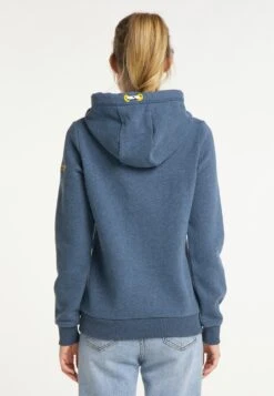 Schmuddelwedda Sweats à Capuche Sweat-shirt Ostsee Femme Bleu Chiné -Schmuddelwedda 38a31febc210d6716fad3bf6a74fe195