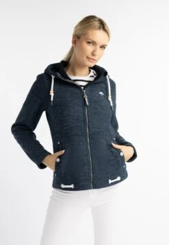 Schmuddelwedda Vestes Dextérieur Veste En Polaire Femme Bleu-gris -Schmuddelwedda 3d8b5f81746f7a45d935c19c25661ebc