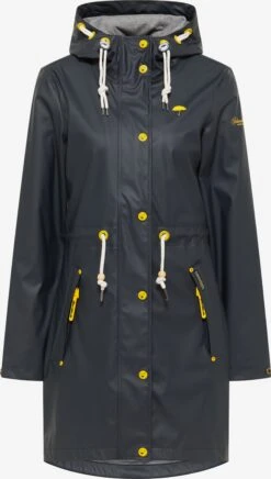 Schmuddelwedda Manteaux De Pluie Manteau Mi-saison Femme Bleu Outremer