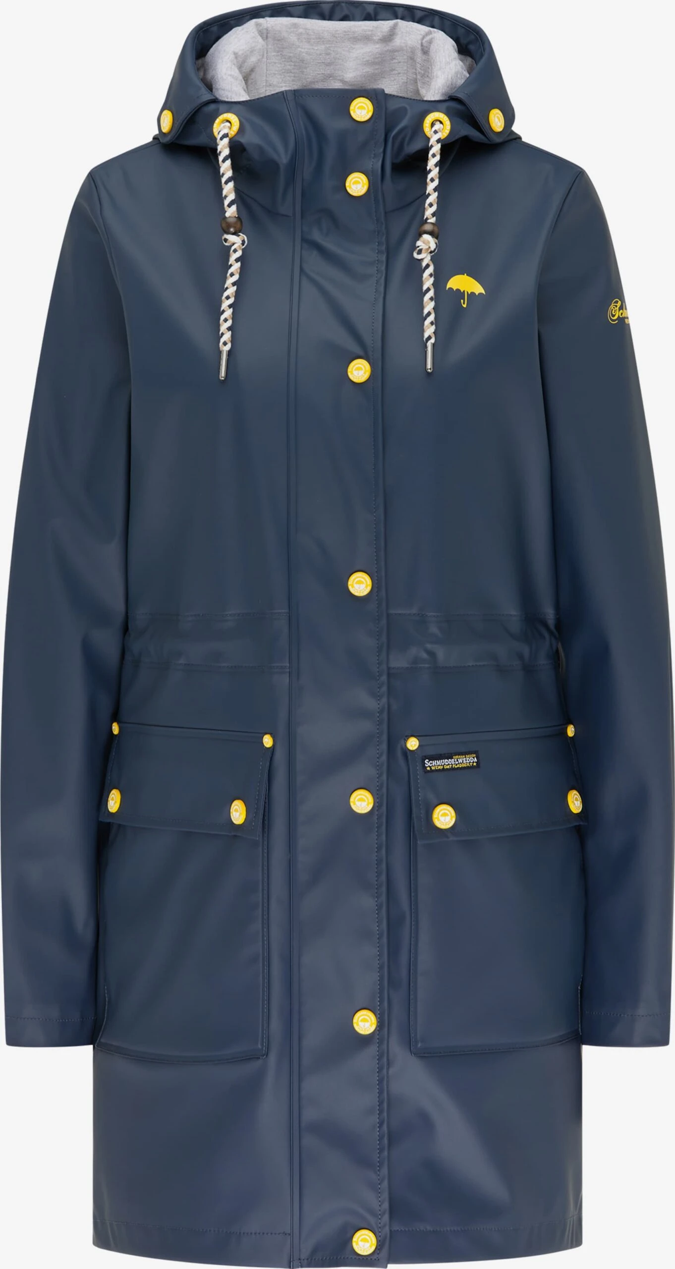 Schmuddelwedda Parkas Parka Mi-saison Femme Marine