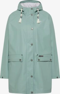 Schmuddelwedda Manteaux De Pluie Manteau Mi-saison Femme Menthe