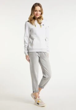Schmuddelwedda Sweats à Capuche Sweat-shirt Femme Blanc Cassé -Schmuddelwedda 4aa8e1c903c291a9b3bad2052d90df57