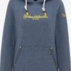 Schmuddelwedda Sweats à Capuche Sweat-shirt Hamburg St. Pauli Femme Bleu Chiné 1 Schmuddelwedda Sweats à Capuche Sweat-shirt Hamburg St. Pauli Femme Bleu Chiné -Schmuddelwedda 4abf5fb40ce272ae404cd5a4b77a1e1f