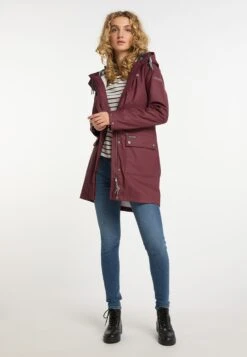Schmuddelwedda Manteaux De Pluie Manteau Fonctionnel Femme Bordeaux -Schmuddelwedda 4b2e97795fa195cfe441c81546cb2cdd