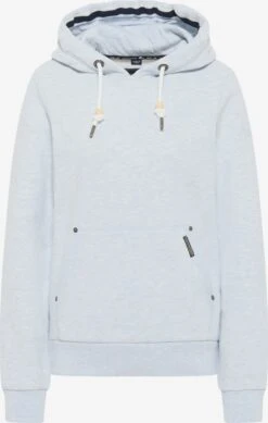 Schmuddelwedda Sweats à Capuche Sweat-shirt Femme Bleu Clair