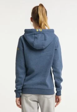 Schmuddelwedda Sweats à Capuche Sweat-shirt Flensburg Femme Bleu Chiné -Schmuddelwedda 4f4469f8ecb891efe1ad04725ef03b1a