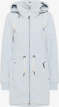 Schmuddelwedda Sweats Zippés Veste De Survêtement Femme Bleu / Bleu Clair