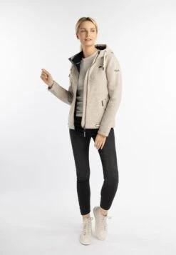 Schmuddelwedda Vestes Dextérieur Veste En Polaire Femme Blanc Cassé -Schmuddelwedda 53f847c7c1bc2608e2d3274b83c05151