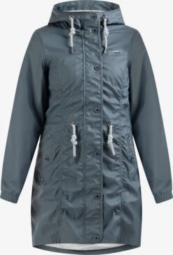 Schmuddelwedda Manteaux De Pluie Manteau Fonctionnel Femme Bleu-gris
