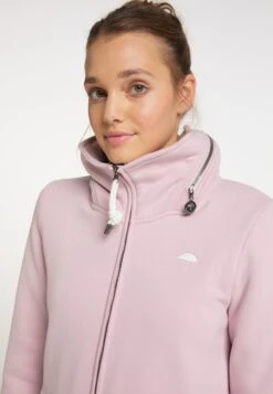 Schmuddelwedda Sweats Zippés Veste De Survêtement Femme Rose Clair -Schmuddelwedda 55e3b875bf026eb77b023cdf23c3377e