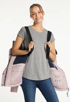 Schmuddelwedda Vestes Dhiver Veste D’hiver Femme Rose Ancienne -Schmuddelwedda 595fb4c4e6d98f2d2a50449f791be894