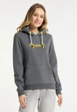 Schmuddelwedda Sweats à Capuche Sweat-shirt Hamburg Hafencity Femme Gris Chiné -Schmuddelwedda 5ea94075069fe9445819d4f8f0431738