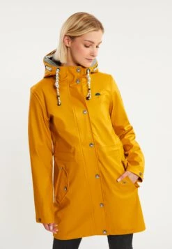 Schmuddelwedda Manteaux De Pluie Manteau Fonctionnel Femme Curry -Schmuddelwedda 621ce1d7404883deb5a853a17f0b3ee0