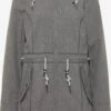 Schmuddelwedda Manteaux De Pluie Manteau Fonctionnel Femme Gris Chiné