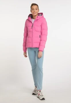 Schmuddelwedda Vestes Dextérieur Veste Fonctionnelle Femme Rose Néon -Schmuddelwedda 6337e2ffc8227b32f3e88fdd0484549e