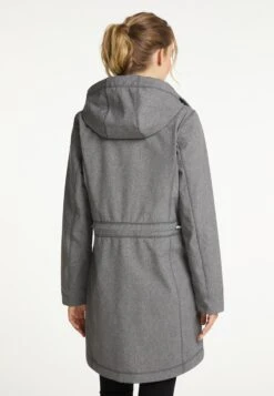 Schmuddelwedda Manteaux De Pluie Manteau Fonctionnel Femme Gris Chiné -Schmuddelwedda 6c4779e52228a6e10f8aac40a11912f3