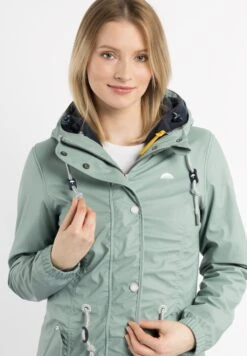 Schmuddelwedda Manteaux De Pluie Manteau Fonctionnel Femme Vert Pastel -Schmuddelwedda 6c694c315c91ddaaea80a226d460e086