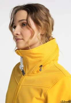 Schmuddelwedda Manteaux De Pluie Manteau Fonctionnel Femme Jaune Fluo -Schmuddelwedda 6dc67ce06c9e9131409e668f50cc7ca7