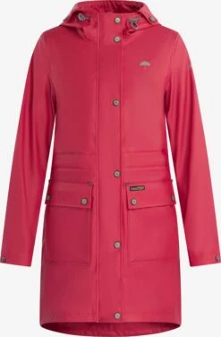 Schmuddelwedda Manteaux De Pluie Manteau Fonctionnel Femme Framboise