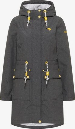 Schmuddelwedda Parkas Parka Mi-saison Femme Anthracite