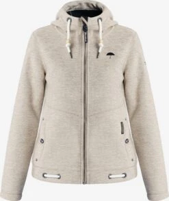 Schmuddelwedda Vestes Dextérieur Veste En Polaire Femme Blanc Cassé