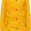 Schmuddelwedda Manteaux De Pluie Manteau Mi-saison Femme Jaune Foncé