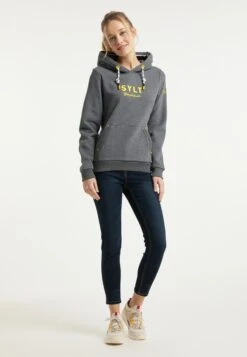 Schmuddelwedda Sweats à Capuche Sweat-shirt Sylt Femme Gris Chiné -Schmuddelwedda 77a878e2e20fa295042129c570d00579