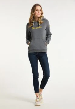 Schmuddelwedda Sweats à Capuche Sweat-shirt Usedom Femme Gris Chiné -Schmuddelwedda 78b667822fa63045df7e586b27260358