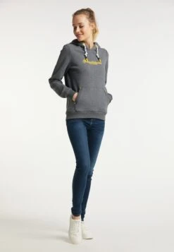 Schmuddelwedda Sweats à Capuche Sweat-shirt Hamburg Winterhude Femme Gris Chiné -Schmuddelwedda 7968246e7b23437792fc062774b8f3bf