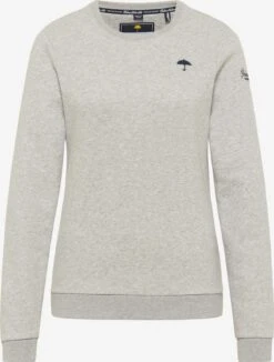 Schmuddelwedda Sweats Sweat-shirt Femme Gris Chiné