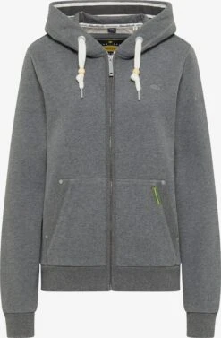 Schmuddelwedda Sweats Zippés Veste De Survêtement Femme Gris Chiné