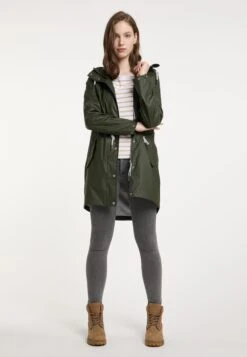 Schmuddelwedda Manteaux De Pluie Manteau Fonctionnel Femme Vert Foncé -Schmuddelwedda 7d9e664d869b63aadc01539c32c9d8c8