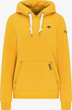 Schmuddelwedda Sweats à Capuche Sweat-shirt Femme Curry