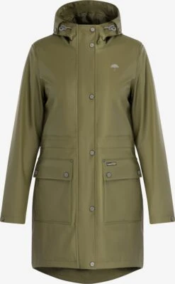 Schmuddelwedda Manteaux De Pluie Manteau Fonctionnel Femme Olive