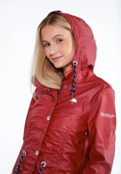 Schmuddelwedda Manteaux De Pluie Manteau Fonctionnel Femme Rouge Foncé -Schmuddelwedda 87bcac5619d31d28437ec8c3fe3e00b7