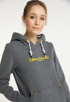 Schmuddelwedda Sweats à Capuche Sweat-shirt Hamburg St. Pauli Femme Gris Chiné -Schmuddelwedda 88bd0f143624e00ccc9388a5831f1036